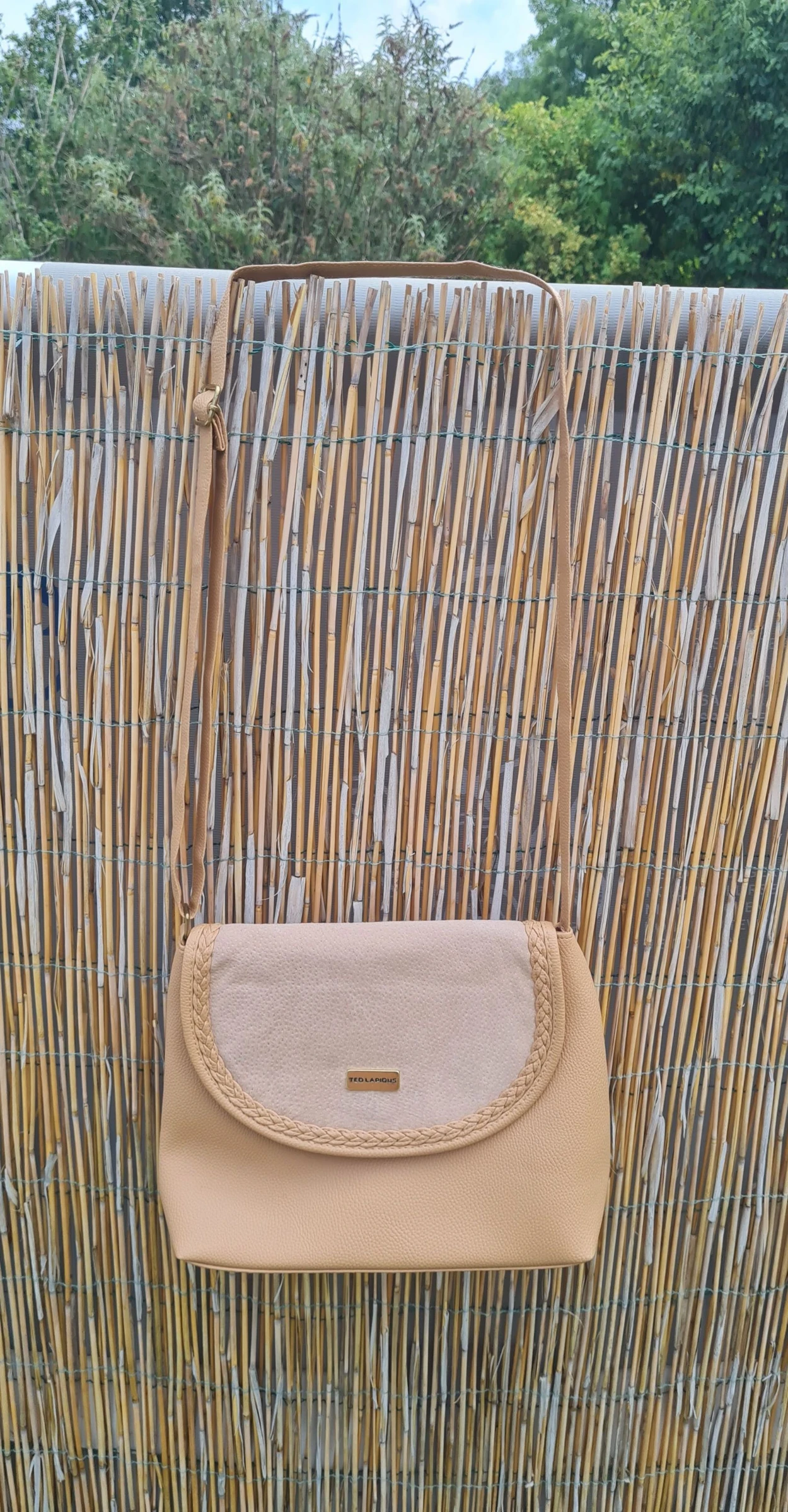 Sac à bandoulière beige / nude 🌺 Ted Lapidus